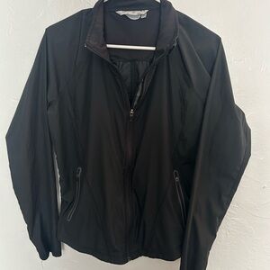 Athleta Jammin run performance jacket black. Size Small